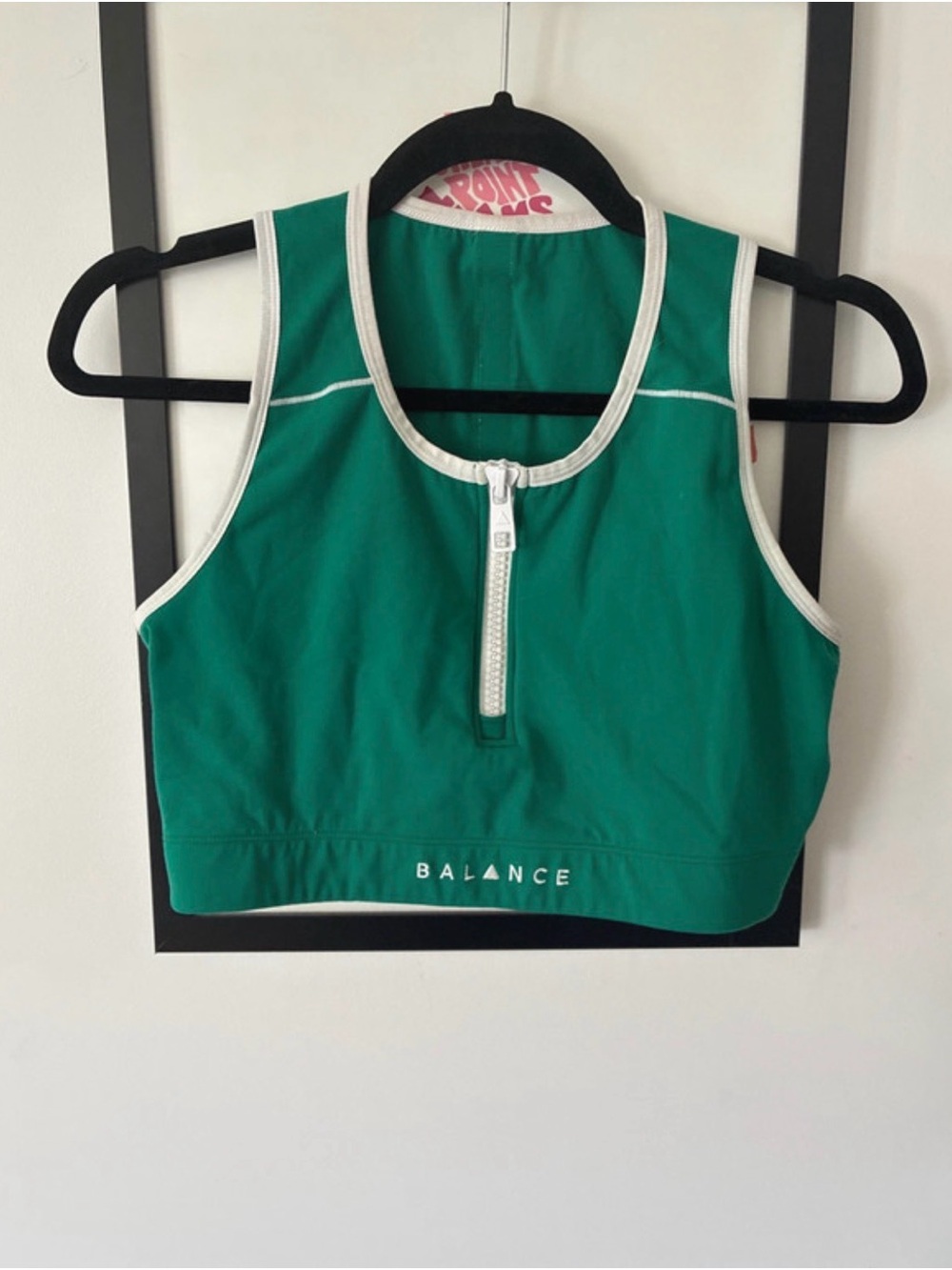Vitality Balance “Isotope” Zip Sports Bra Size M